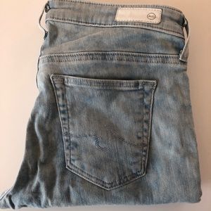 Light Blue Bleach Effect Adriano Goldschmied Jeans
